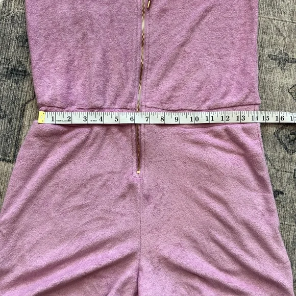 Yitty women’s terry short heart pocket onesie romper size small - Picture 12 of 12